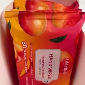 Ashley Belle Collection Cleansing Hand Wipes - Mango Peach Splash - Pack of 3
